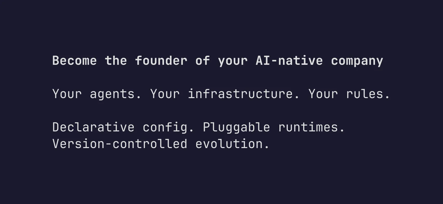 Become the founder of your AI-native company